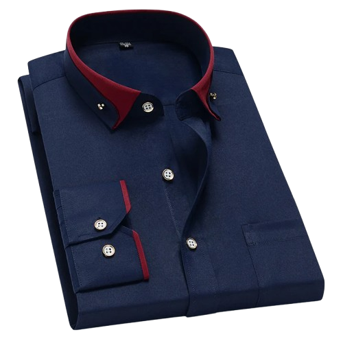 Robert | Camisa clásica de manga larga de algodón